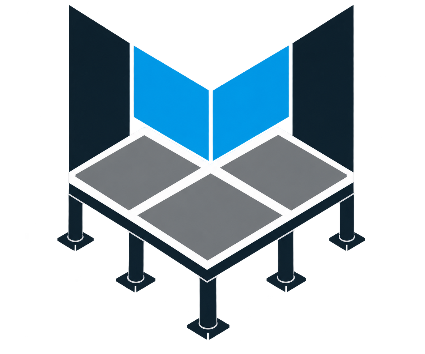 MechDeck — yükseltilmiş döşeme sistemleri